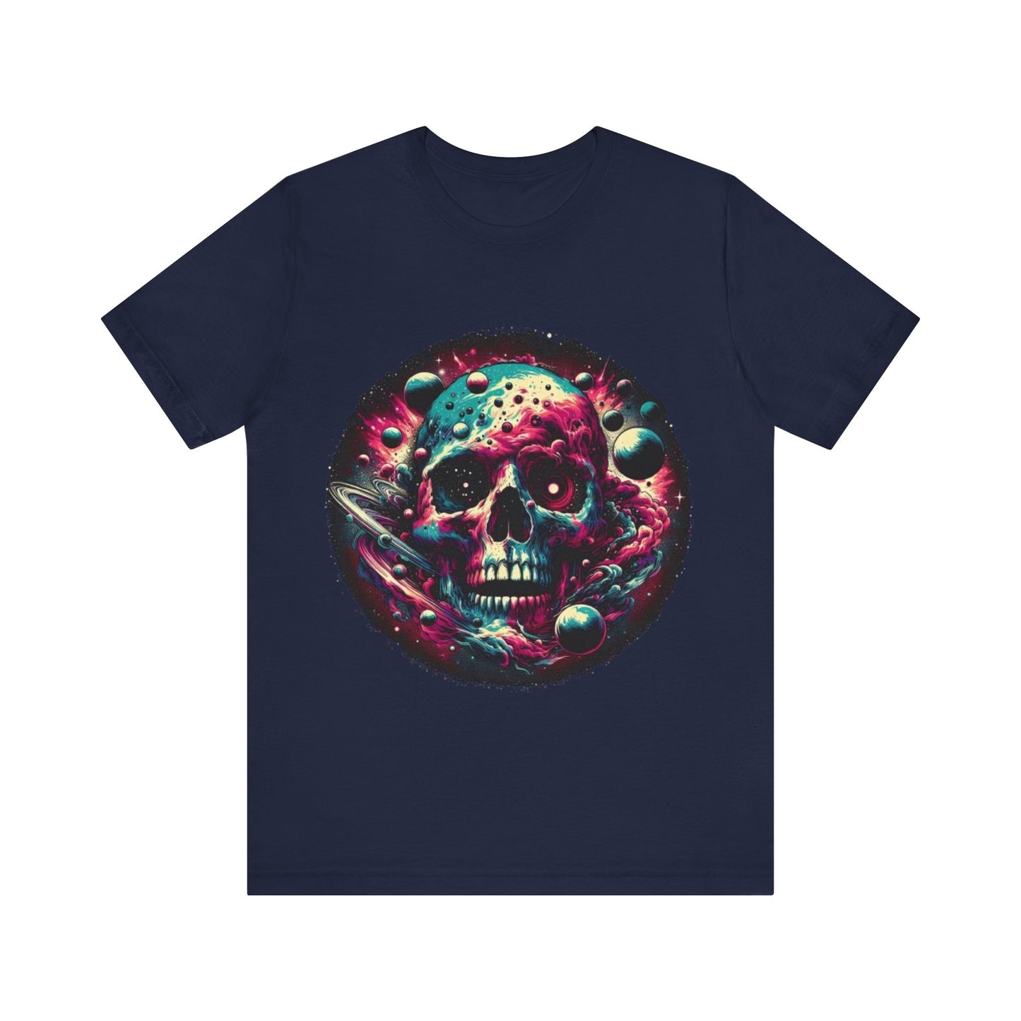 Unisex Cosmic Skull Galaxy T-shirt