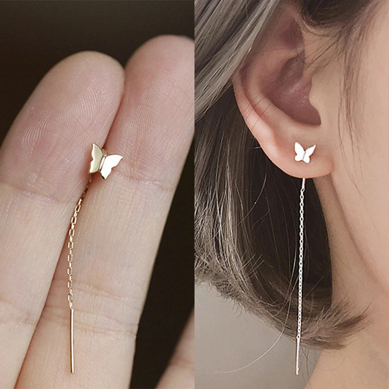 Long Wire Earrings For Women
