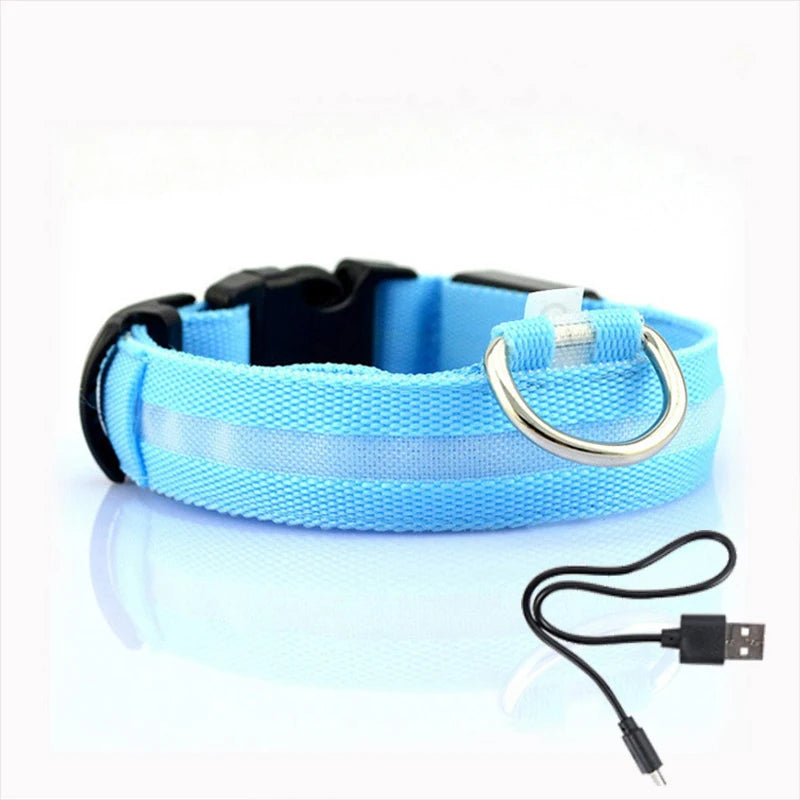 Led Dog Collar Light Anti-lost Collar For Dogs