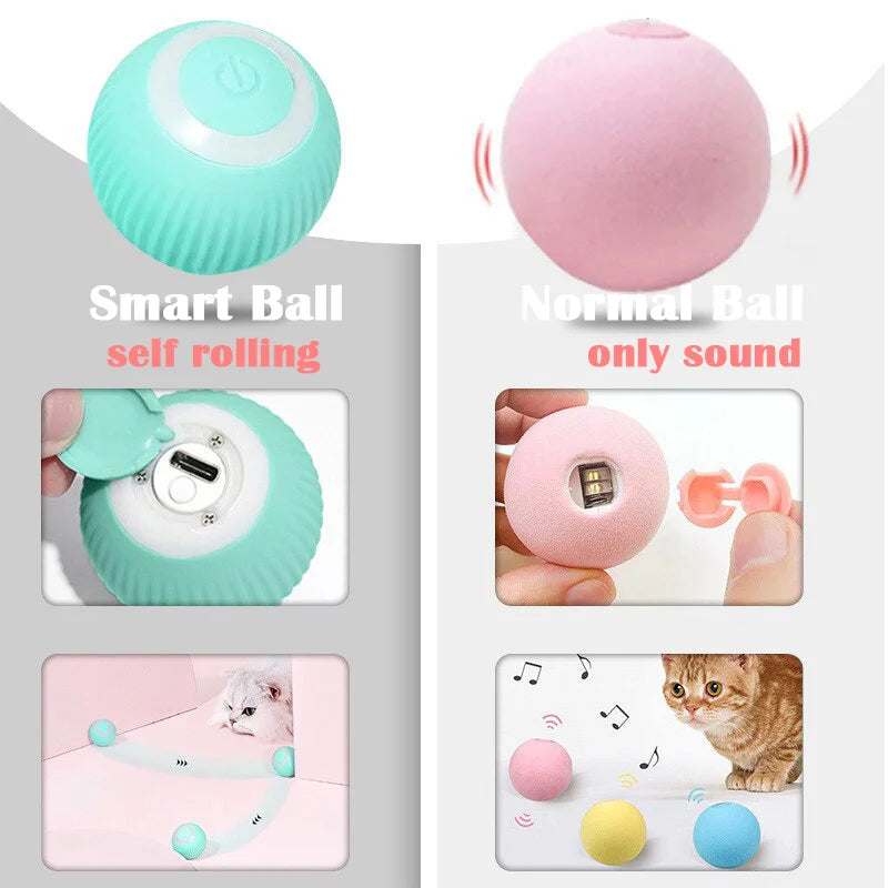 Electric Smart Cat Ball Toy