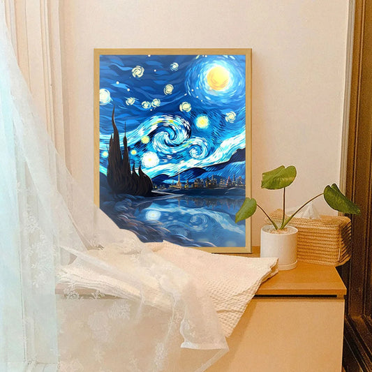 Van Gogh Art Anime LED Light Painting Room
